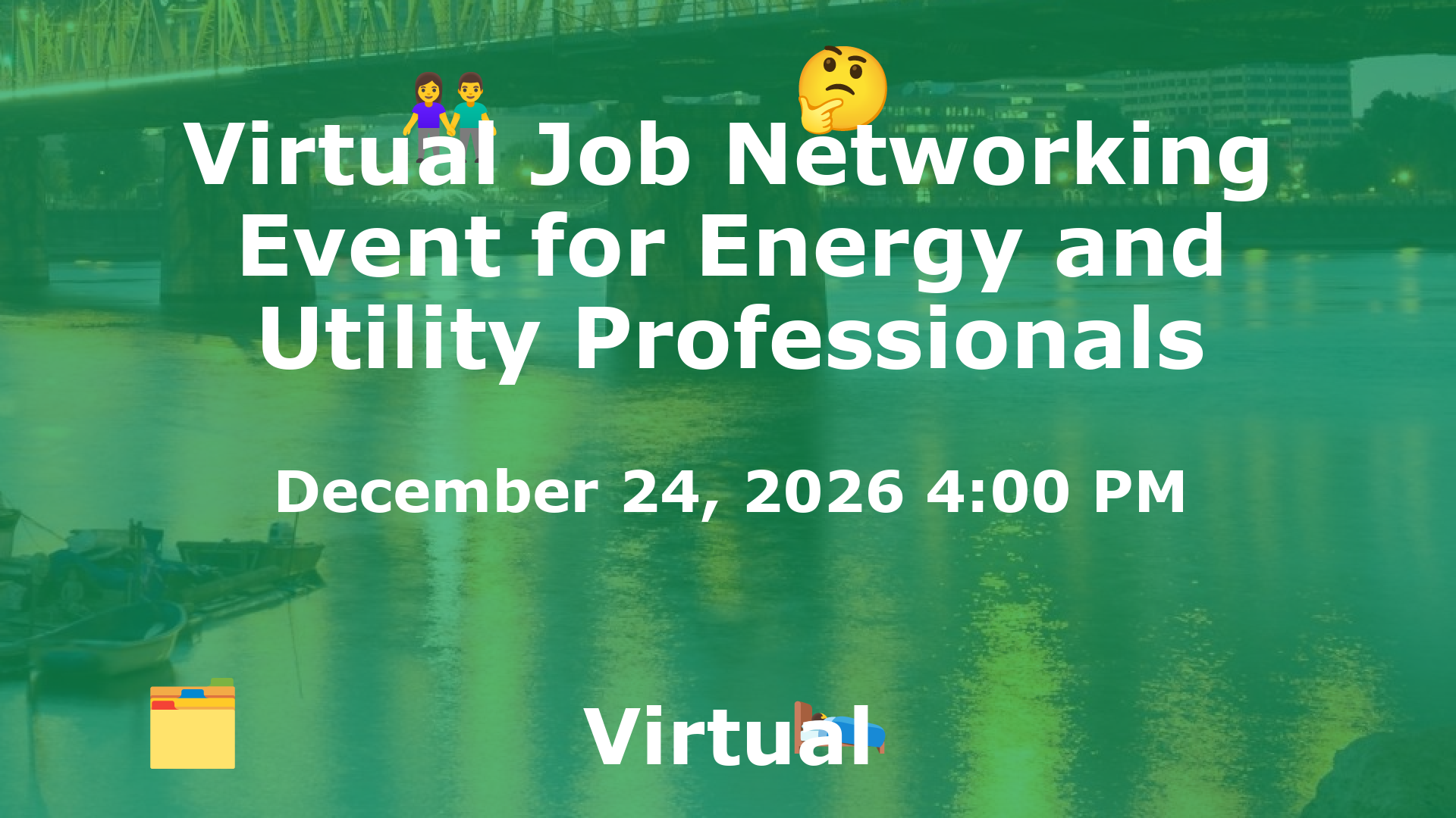 Virtual Job Networking Event for Energy and Utility Professionals event image